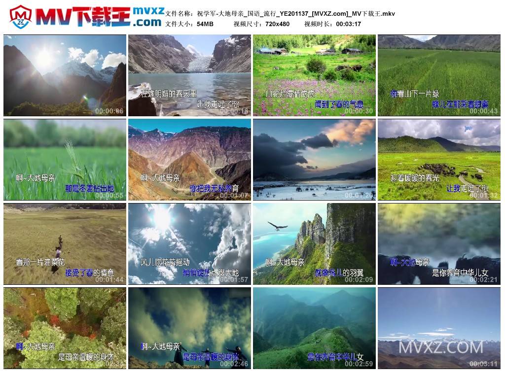 祝学军-大地母亲_国语_流行_YE201137